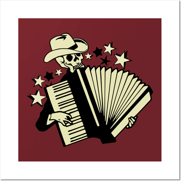 Vintage Calavera Accordion Wall Art by Kujo Vintage